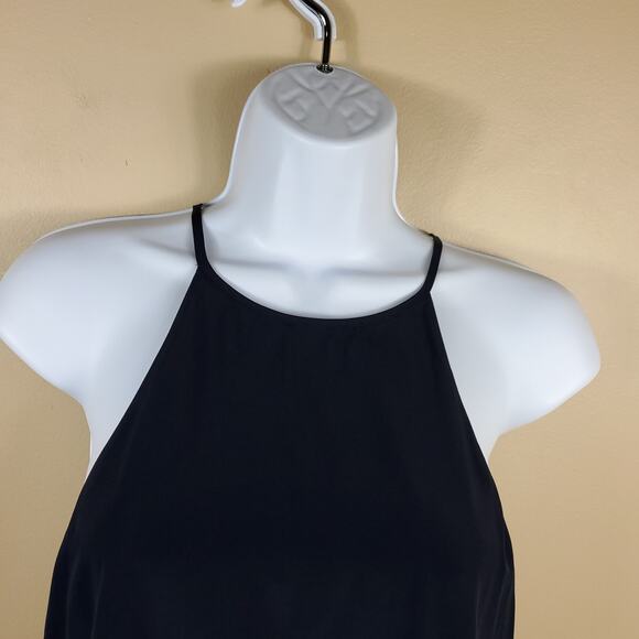 Tibi Eco Silk Halter Cami in Navy Size 4 - Picture 2 of 11